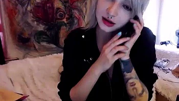 Blonde Amateur Strips Live on Cam