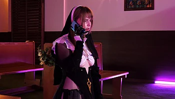 June Lovejoy Nuns Exorcist Threesome and Creampie Exorcism