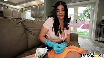 Maid Get Paid To Show Her ASSets