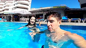 Argentinian Slut Is Picked Up From The Swimming Pool And Fucked In Her Hotel Room