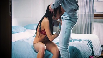 Tattooed Teen 18+ Mali Ubon Drains Cock Of Cum