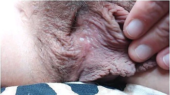 Back View Big Dangling Pussy Lips