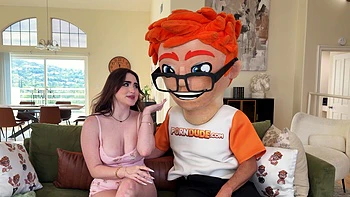 Big Tits Blonde Lilibet Saunders Takes Every Inch and Gets Painted with My Cum