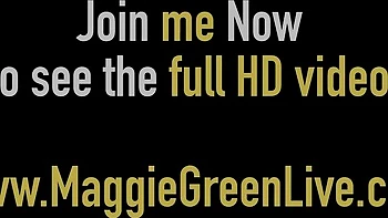 Watch fine-looking Maggie Green's clip