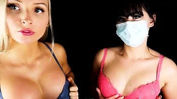 ASMR Network Bra Scratching with Masked ASMR
