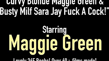 Trío explosivo milf de Sara Jay y Maggie Green