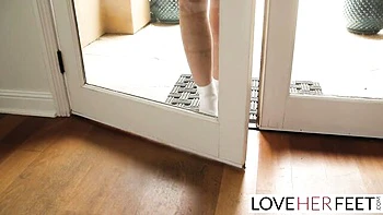 Love Her Feet featuring Dharma Jones's fetish sex