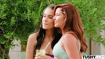 Anal craving Vanessa Alessia gets sweet revenge with bestie Agatha Vega on her ex - intense double blowjob and deep throat