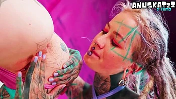 Anal Fuck with Hippie Bimbo and Crazy Sex Toys - Big Tits and Dildo Action