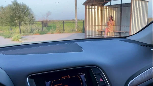 Stepmother: - Fuck me please! gave herself to her stepson right in the car after a quarrel with her husband.
