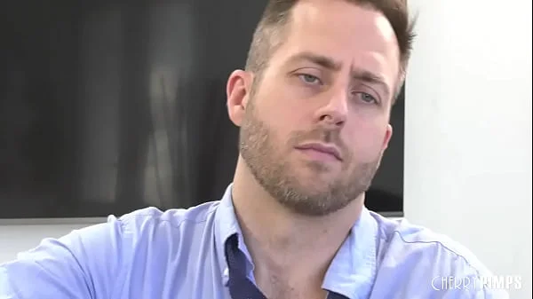 Big Tits blonde Adira Allure pegging Joel with a big strap on