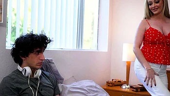 Cheating with My Girlfriend’s Hot Big-Boobs Mom