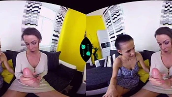 Twice as nice: Cowgirl, Brunette  Pov VR Porn