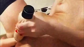 Blonde Masturbates with Dildo on Webcam