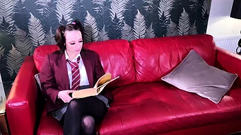 POV Schoolgirl Sloppy Blowjob