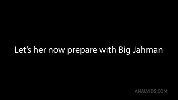 Бразильская эбони Ребека трахнута огромным членом