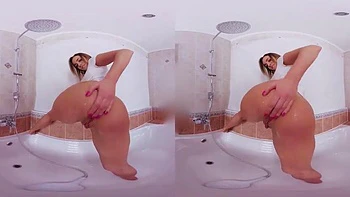 Loira VR: boquete, doggy e cowgirl