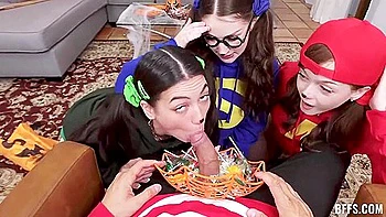 Danny Mountain, Bella Blu & Jade Valentine Fuck Lucky Guy POV