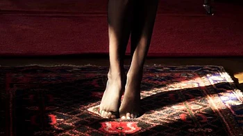 НэнсиЛав блондинка в чулках соло