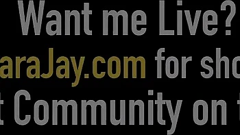 Spicy Sara Jay's Big Tits Lesbian Scene