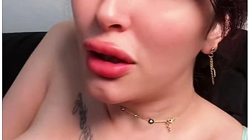 Mira Nouri's Hot Solo Blowjob, Bondage and Bukkake