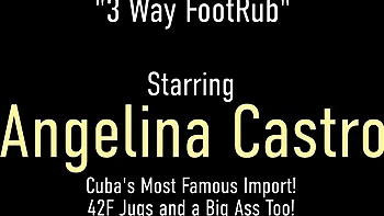 Жесткая латина BBW Анджелина Кастро с большими сиськами