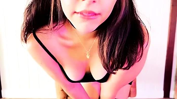 Brunette Princess Teases Solo Striptease