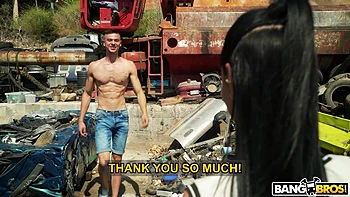 Geiler Fick im Schrottplatz