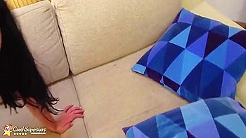 Cute Czech Stepsister Shows Ass, Gets Facial After Rough Fuck