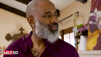 Ebony Mystique Rides Ricky Spanish Reverse Cowgirl