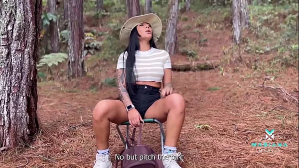 The best fuck in a forest with adult film actress Mariana Martix - HARD SEX OOTDOORS