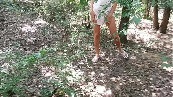 my neighbor is filming me in the forest while my husband is not there.Mala dvojka