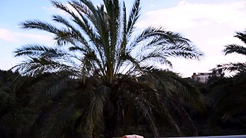 Curly Blonde Milf Masturbates Outdoors in Uniform