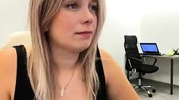 Blonde Babe Toys Herself Solo Masturbation