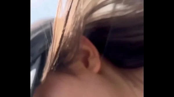 Two lesbians touch each other to orgasm on the corner of a town trying to avoid being seen by anyone