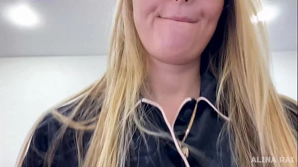 Stepmother: Please close your eyes, I have to help you. Stepson: - Ok