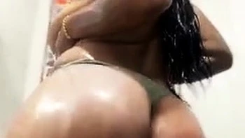 Big Boobs Brazilian Milf Masturbates in Shower