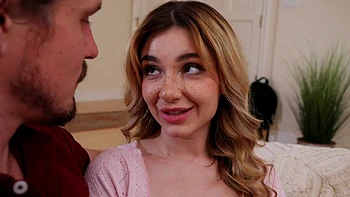 Teen couple Demi & Robby explore hot fingering and deep blowjob