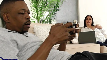 Milf Megan Gets Railed on Sofa by Big Black Cock