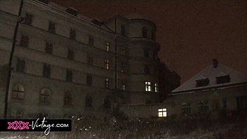 Anita's Jail Uniform Lesbian Orgy with Big Natural Tits