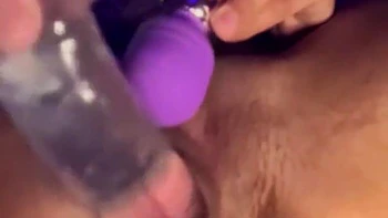 Double Penetration in My Pussy and Asshole