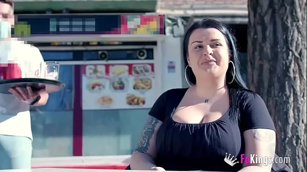 Big titted and assed MILF enjoys a PUBLIC EXHIBITIONS and then gets fucked at home!