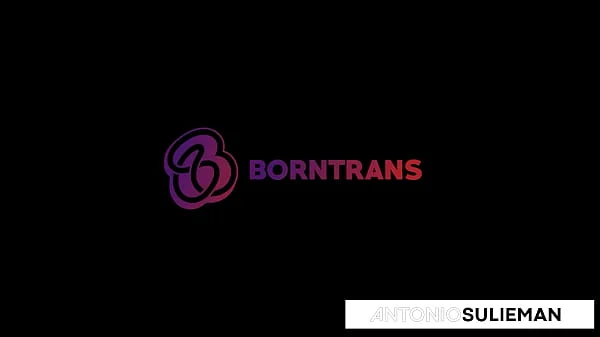 A cock in Viviane's ass makes her cock hard and huppy