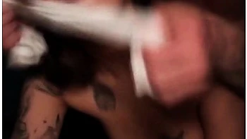 Brunette Teen Shakes Legs in Hard Rough Orgasm