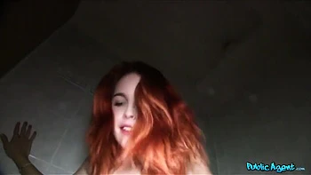 Spanish Redhead Teen Fucks Stranger on Her Big Ass