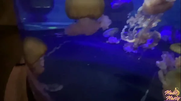 Aquarium Trip with Aliya Brynn Turns Into Aggreive Ass Eating and Milking