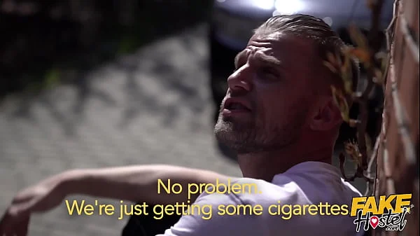 Fake Hostel - I told you, I have a boyfriend - Cheating horny Belgian girl with huge ass and big tits seduces guy for a sneaky orgasm with his thick cock before taking a facial over her pretty freckled face