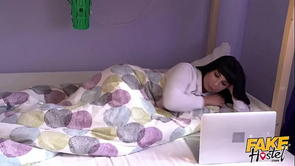 Fake Hostel - I told you, I have a boyfriend - Cheating horny Belgian girl with huge ass and big tits seduces guy for a sneaky orgasm with his thick cock before taking a facial over her pretty freckled face
