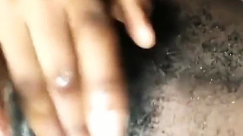 Hairy Indian Girl Masturbates Wildly at Home