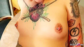 Tattooed Teen Silvia Rubi Fucked Rough With Big Clit
